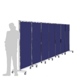 AR07T scheda prodotto - Separè autostabile ALA ROLLER Separè autostabile ALA ROLLER "TXT" - cm 716x190h (7 elementi) - Separè autostabile ALA ROLLER