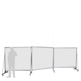 AQ60.20P richiedi preventivo - Separè autostabile ALA QUINTA Separè autostabile ALA QUINTA "alveolare" - cm 600x200h (3 elementi) - Separè autostabile ALA QUINTA