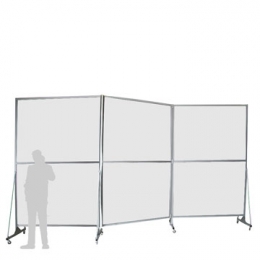 Separè autostabile ALA QUINTA "alveolare" - cm 600x300h (3 elementi)