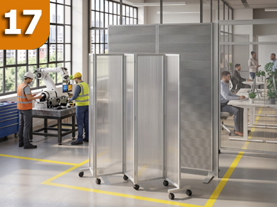 Industria & Ambienti Produttivi-Come separare aree e reparti in un ambiente industriale?