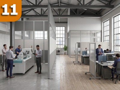 Industria & Ambienti Produttivi-Privacy visiva negli ambienti industriali: come separare le aree di lavoro?