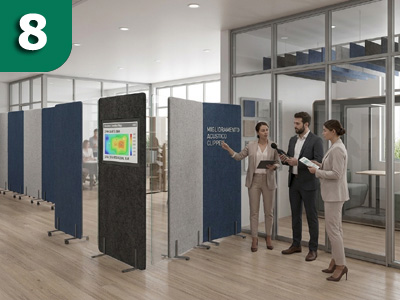 Comfort & Postazioni Ufficio-Divisori fonoassorbenti: come migliorare il comfort acustico degli ambienti?