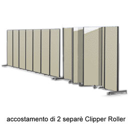 Accostamento di 2 separè Clipper Roller