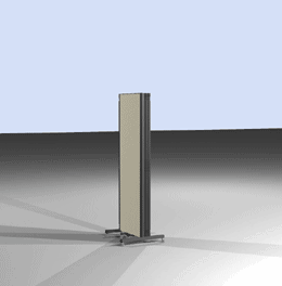 Flessibilità del separè Clipper Roller