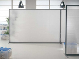 Pannello divisorio MACRO "feltro" con traversa - cm 150x250h 