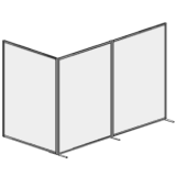 MK3-450L richiedi preventivo - KIT MACRO cm.450x200h (n.3.pannelli cm. 150x200h) con 4 basi dritte rastremate KIT MACRO cm.450x200h (n.3.pannelli cm. 150x200h) con 4 basi dritte rastremate - KIT MACRO cm.450x200h (n.3.pannelli cm. 150x200h) con 4 basi dritte rastremate