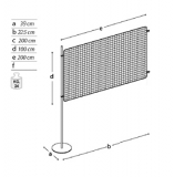 MD-EXG20T1 scheda prodotto - Pannello espositivo EXPO' Pannello espositivo EXPO' "griglia metallica aggiuntiva.MD-EXG20T1 - Pannello espositivo EXPO'